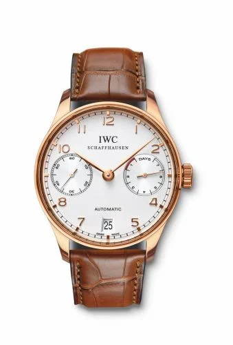 IWC Portuguese Automatic Rose Gold / Silver IW5001-01 (5001-01, IW500101)